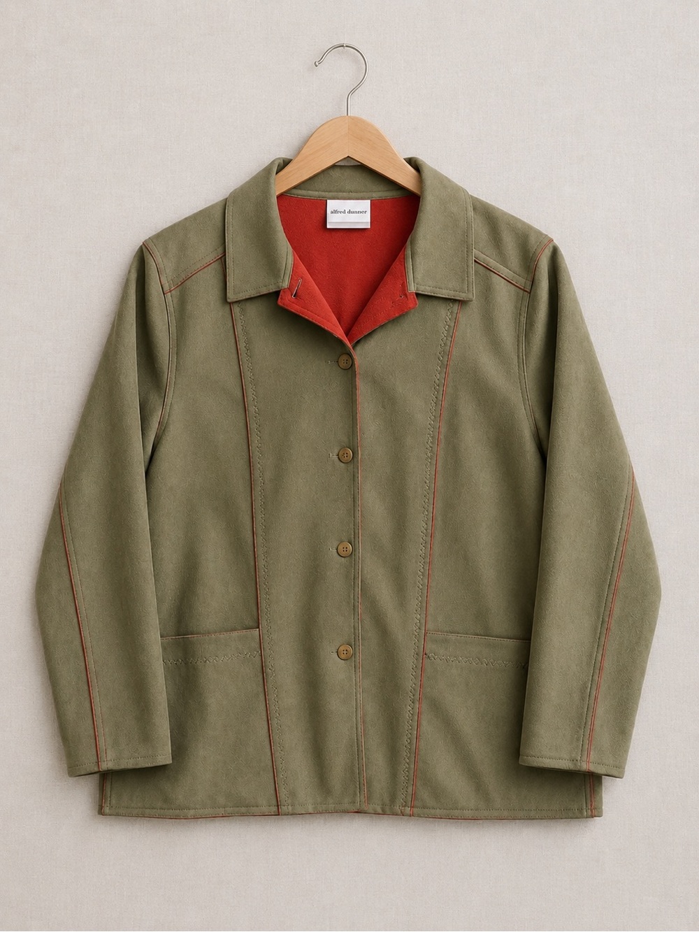Alfred Dunner Petite faux-suede jacket